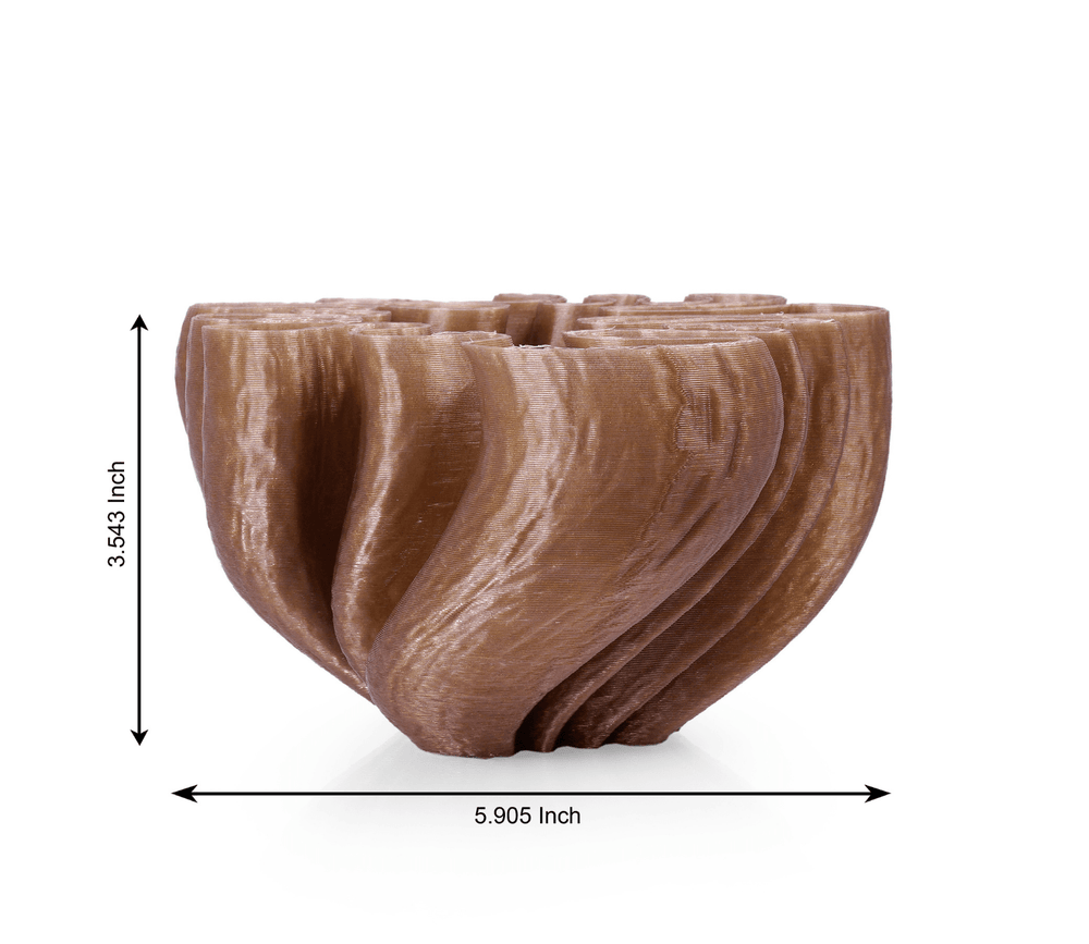EcoDecor Bombora – Plant-Based Translucent Copper Bowl | Sustainable Home Décor