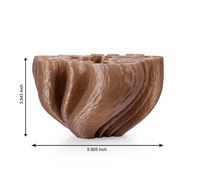 EcoDecor Bombora – Plant-Based Translucent Copper Bowl | Sustainable Home Décor