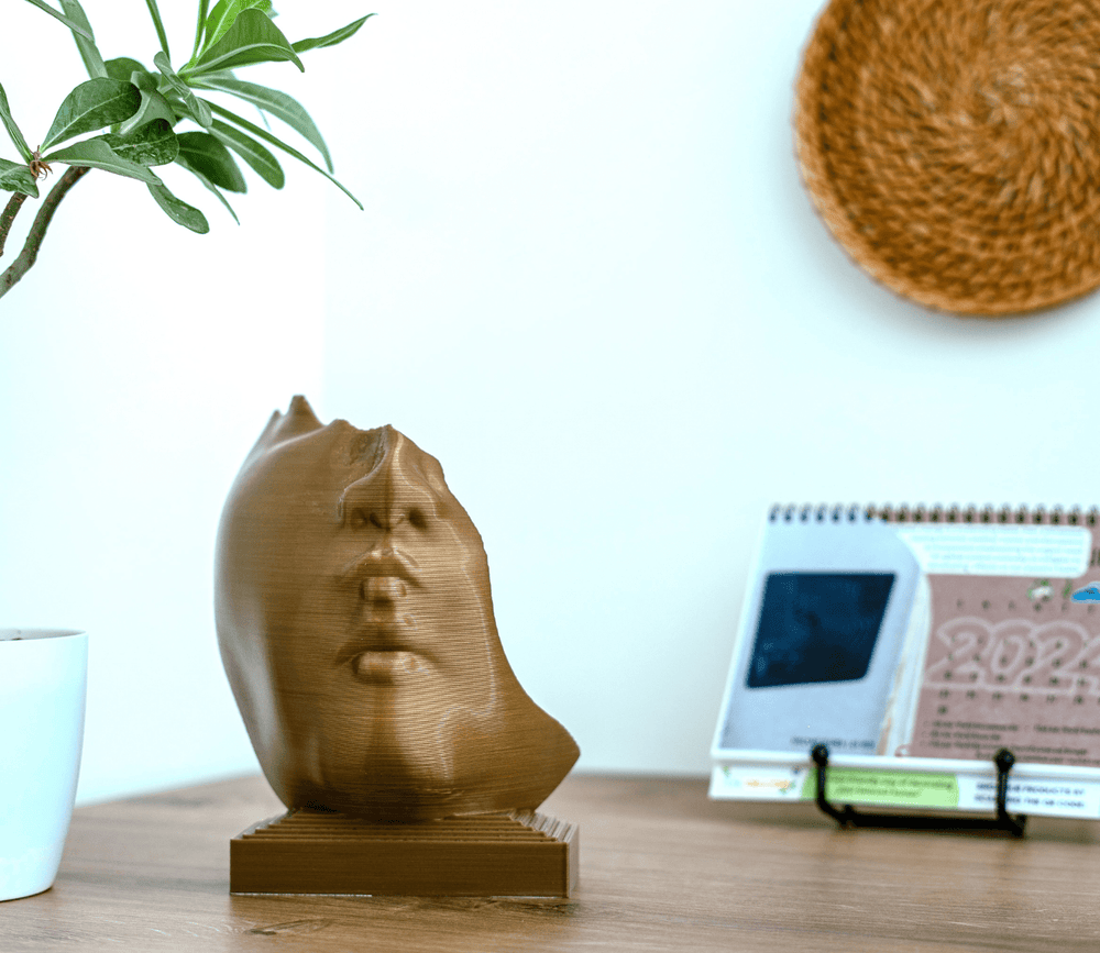 EcoDecor Disingenuous Prattle – Plant-Based Exotic Bronze Sculpture | Eco-Friendly Décor
