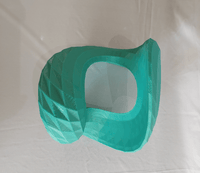 EcoDecor Halcyon Ubiquity – Plant-Based Seafoam Green Sculpture | Eco-Friendly Décor