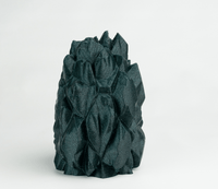 EcoDecor Raw Crustanite – Plant-Based Twinkling Green Figurine | Eco-Friendly Décor