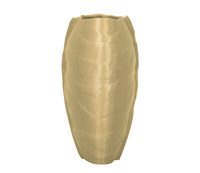 EcoDecor Shining Duality – Plant-Based Exotic Titanium Vase | Eco-Friendly Décor