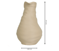 EcoDecor Unfinished Pot – Plant-Based Light Wood Vase | Sustainable Home Décor