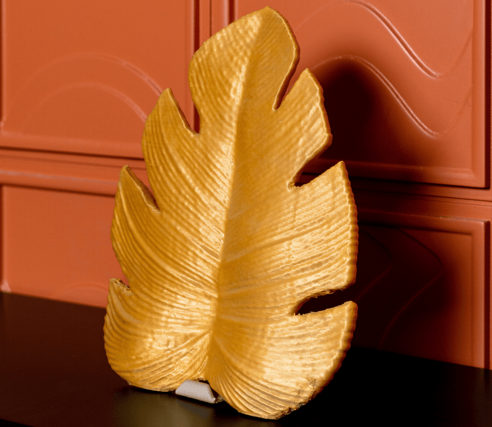 EcoDecor Worthy Lilac – Plant-Based Light Gold Tray | Eco-Friendly Décor