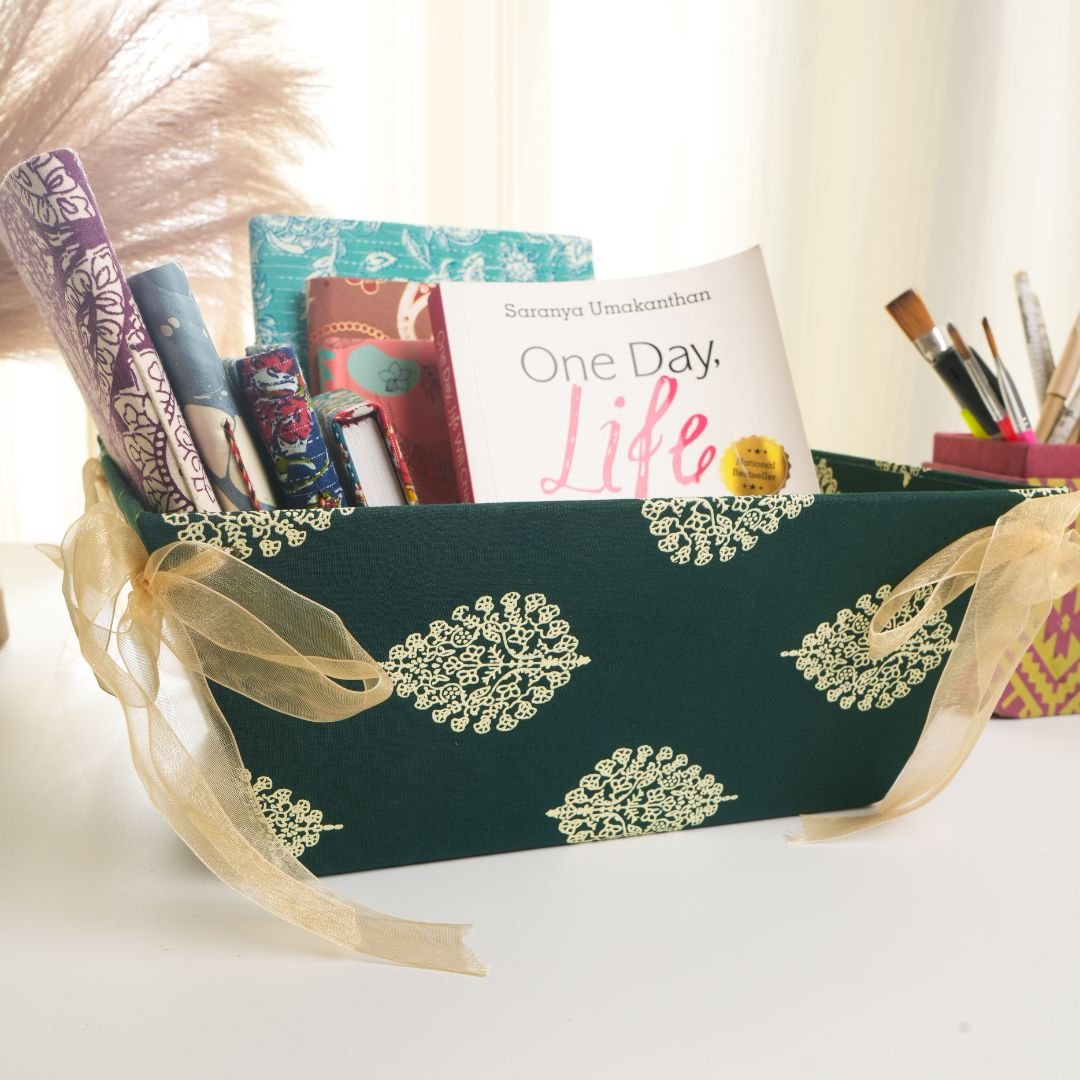 Ecokari Handcrafted Multipurpose Utility Basket | Handmade Paper - Suspire