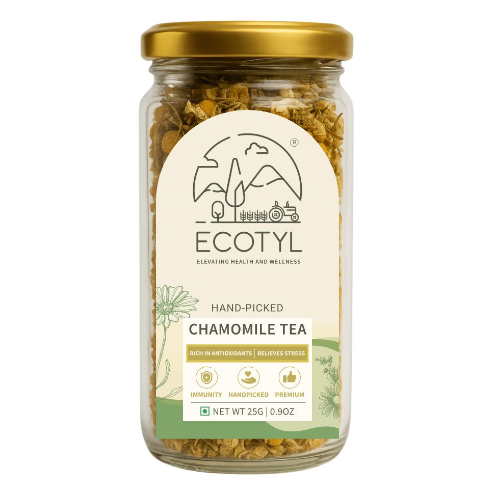 Ecotyl Chamomile Tea | Calming Herbal Tea | Supports Sleep & Relaxation | 25g - Suspire