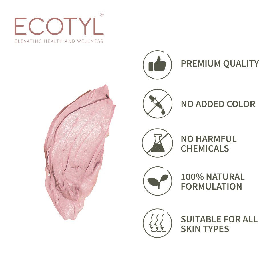 Ecotyl French Pink Clay | Gentle Detox Clay | Skin Brightening | 80g - Suspire