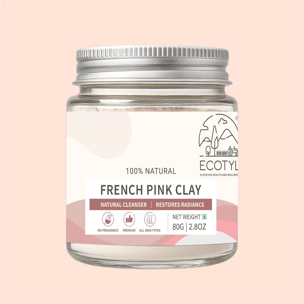 Ecotyl French Pink Clay | Gentle Detox Clay | Skin Brightening | 80g - Suspire