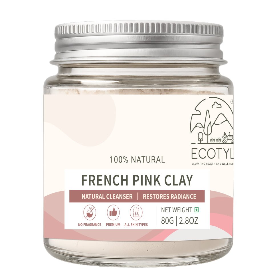 Ecotyl French Pink Clay | Gentle Detox Clay | Skin Brightening | 80g - Suspire