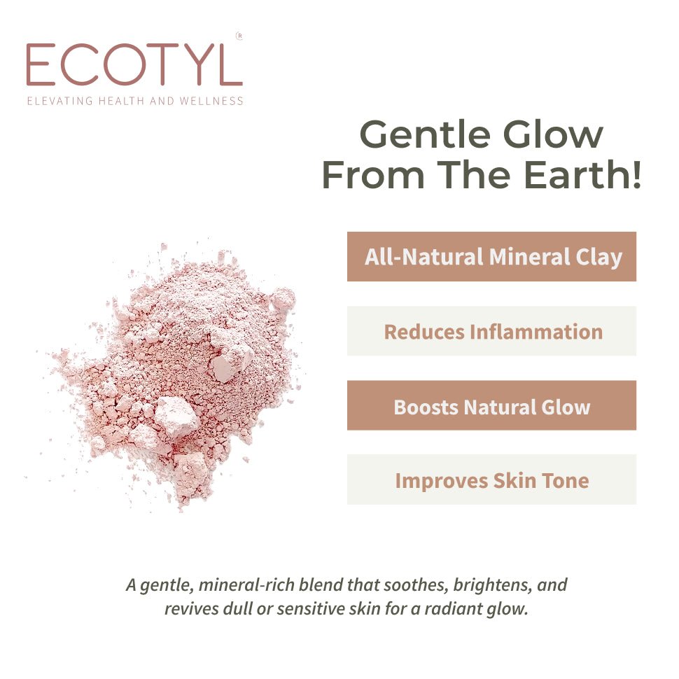 Ecotyl French Pink Clay | Gentle Detox Clay | Skin Brightening | 80g - Suspire