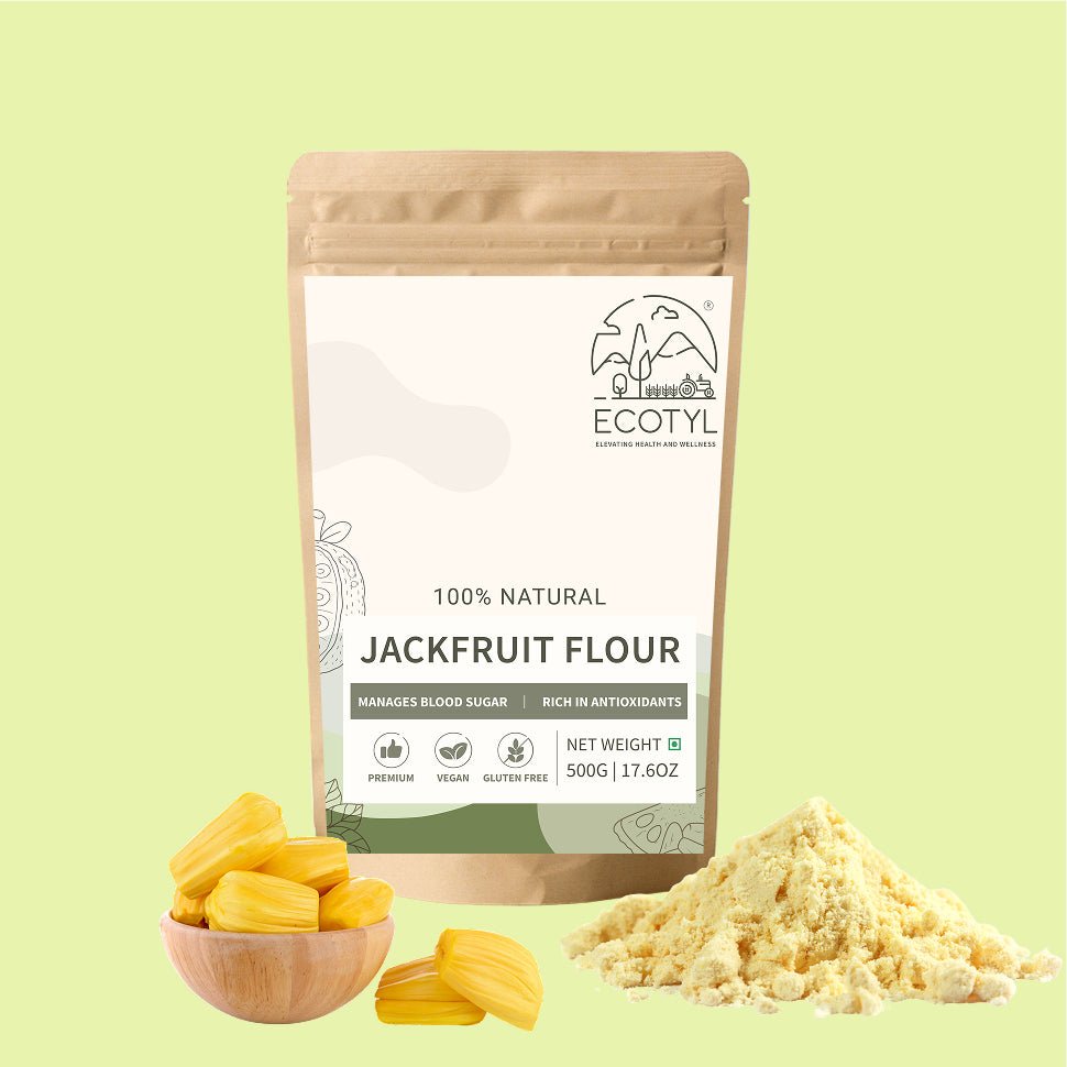 Ecotyl Jackfruit Flour | Low Glycemic Index | Gluten Free | 500g - Suspire