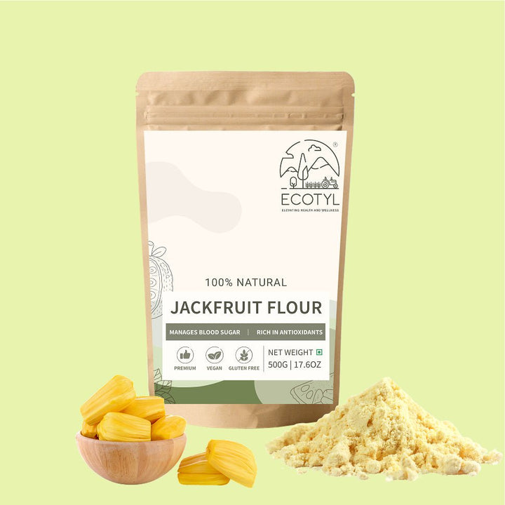 Ecotyl Jackfruit Flour | Low Glycemic Index | Gluten Free | 500g - Suspire