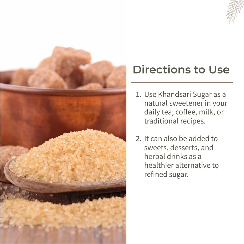 Ecotyl Khandsari Sugar | Unrefined Natural Sweetener | Rich in Minerals | 1kg - Suspire