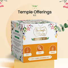 Bombay Greens Temple Offerings Kit - Tulsi, Genda, Aparajita