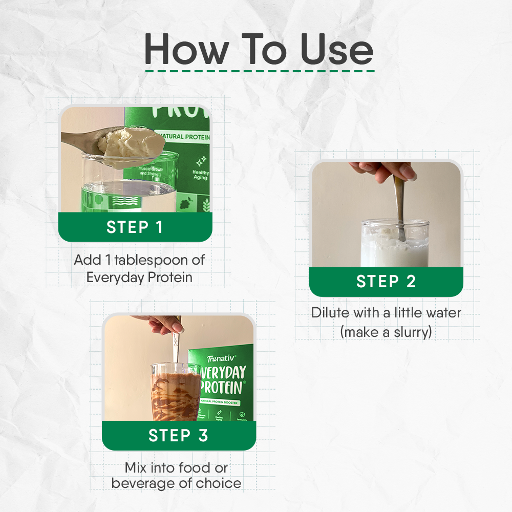 TruNativ Everyday Plant Protein | 13.5g Protein | Soy, Pea & Brown Rice Protein | Keto Friendly | Family Nutrition | Vegan | Cookable Protein | Cook-Bake-Blend | Add to your Daily Meals