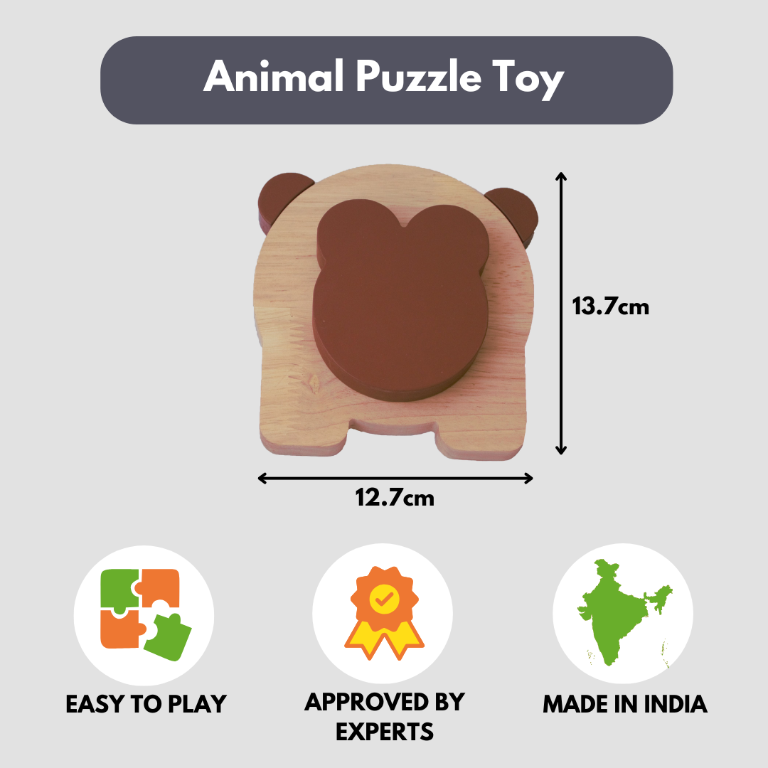 Taali Atrangi - Animal Face Recognition Puzzle Toy Set