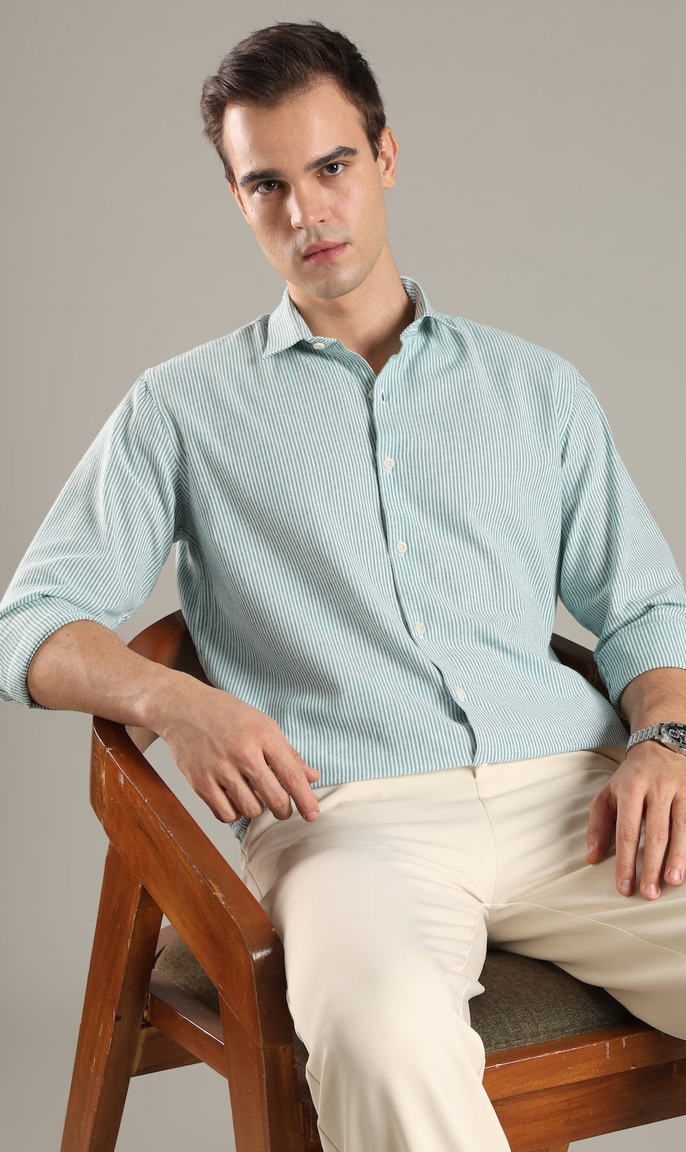 Mint Stripes Shirt