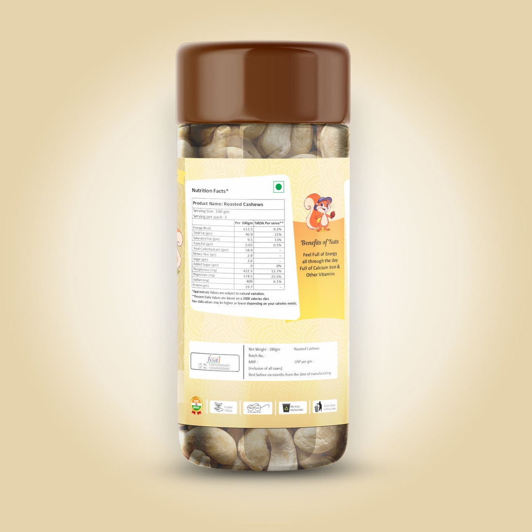 Classic Salted Cashews - Roasted 280 g