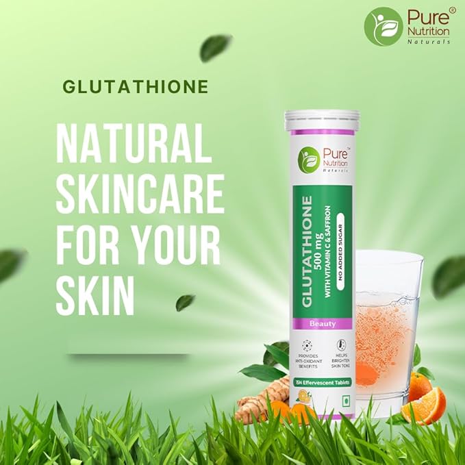 Pure Nutrition Super Greens 20 Effervescent Tablets with Moringa, Spirulina, Arjuna Leaf Extract, Vitamin B1, B3, B5, B6, B12 | 14+ Vitamins, Herbs, Superfoods & Antioxidants for Immunity & Overall Wellbeing