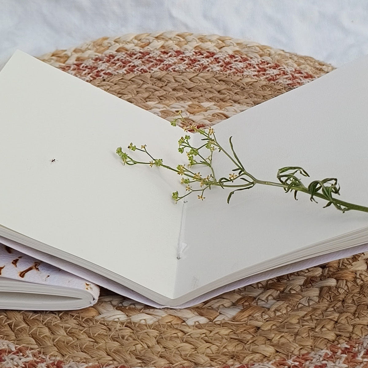 Eco-printed handmade journal - tree print