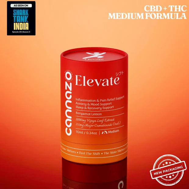 CannazoIndia Elevate- Recovery CBD+THC Oil