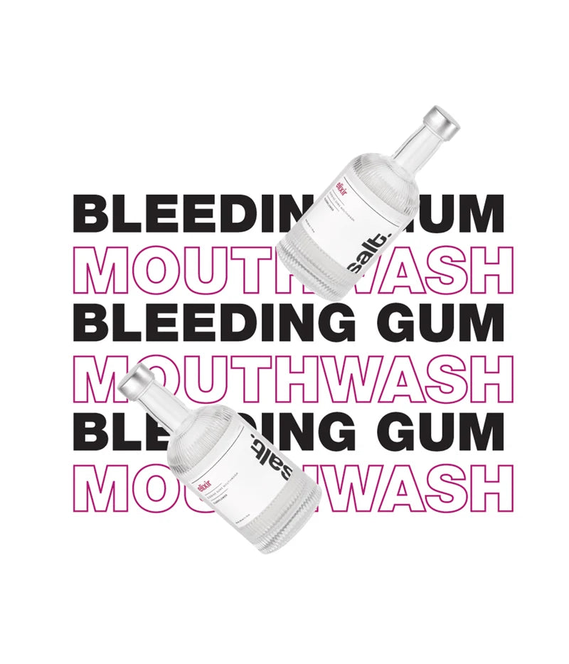 Salt Oral Care Elixir Gum Healing Mouthwash - Elderflower & Sea Salt