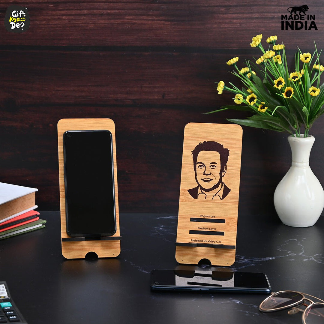 Gift Kya De Mobile Stand With 3 Level | Mobile Holder for Table | Compatible with All Mobile Phones