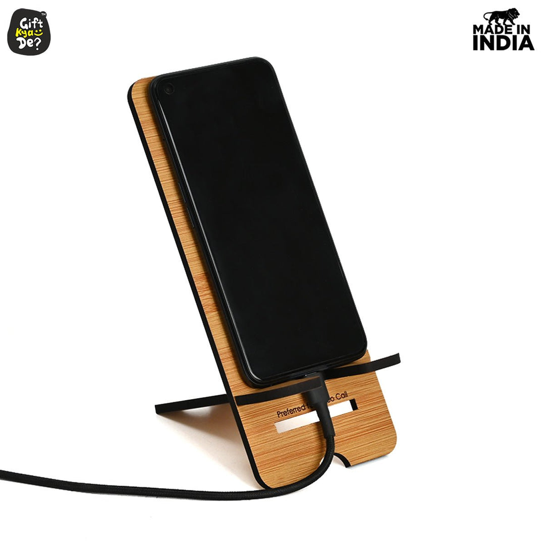 Gift Kya De Mobile Stand With 3 Level | Mobile Holder for Table | Compatible with All Mobile Phones