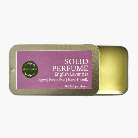 English Lavender Alcohol free Solid Perfume - 10gm