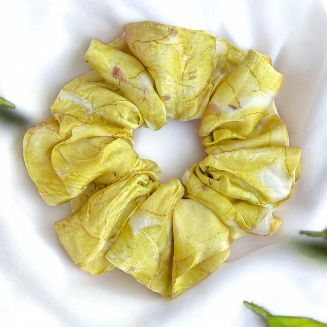 Ecoshi Eco-printed Scrunchies- Set of 4