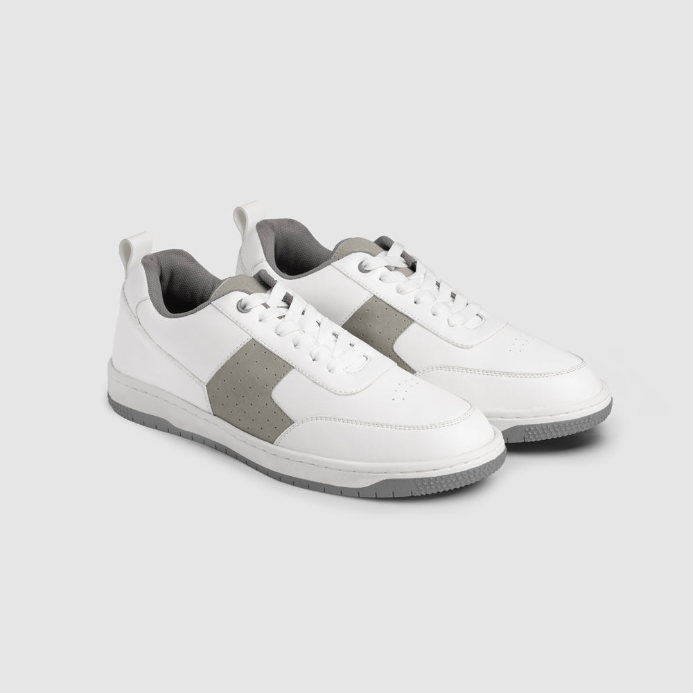 Ethik ACE Grey – Men’s Vegan Leather Sneakers - Suspire