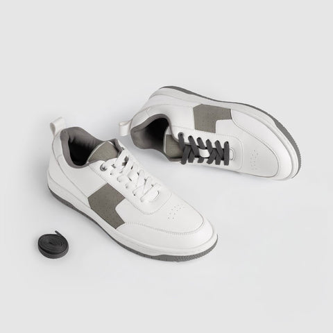 Ethik ACE Grey – Men’s Vegan Leather Sneakers