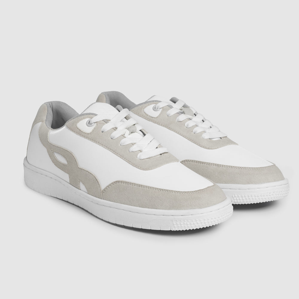 Ethik Bridge Men’s White Sneakers | Lightweight Casual Fashion Shoes | Ethical & Durable - Suspire