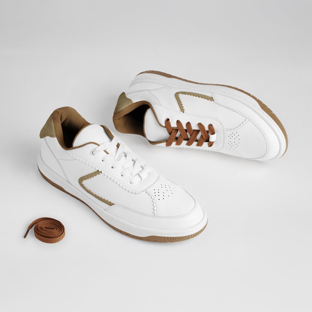 Ethik FLAIRÉ Beige Minimalist Lifestyle Sneakers - Suspire