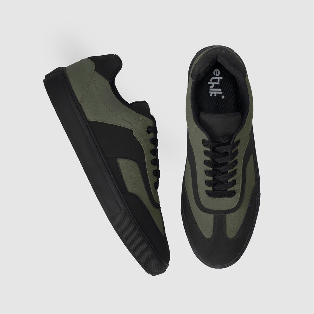 Ethik Glide Olive Men’s Sneaker – Crafted for Contrast - Suspire