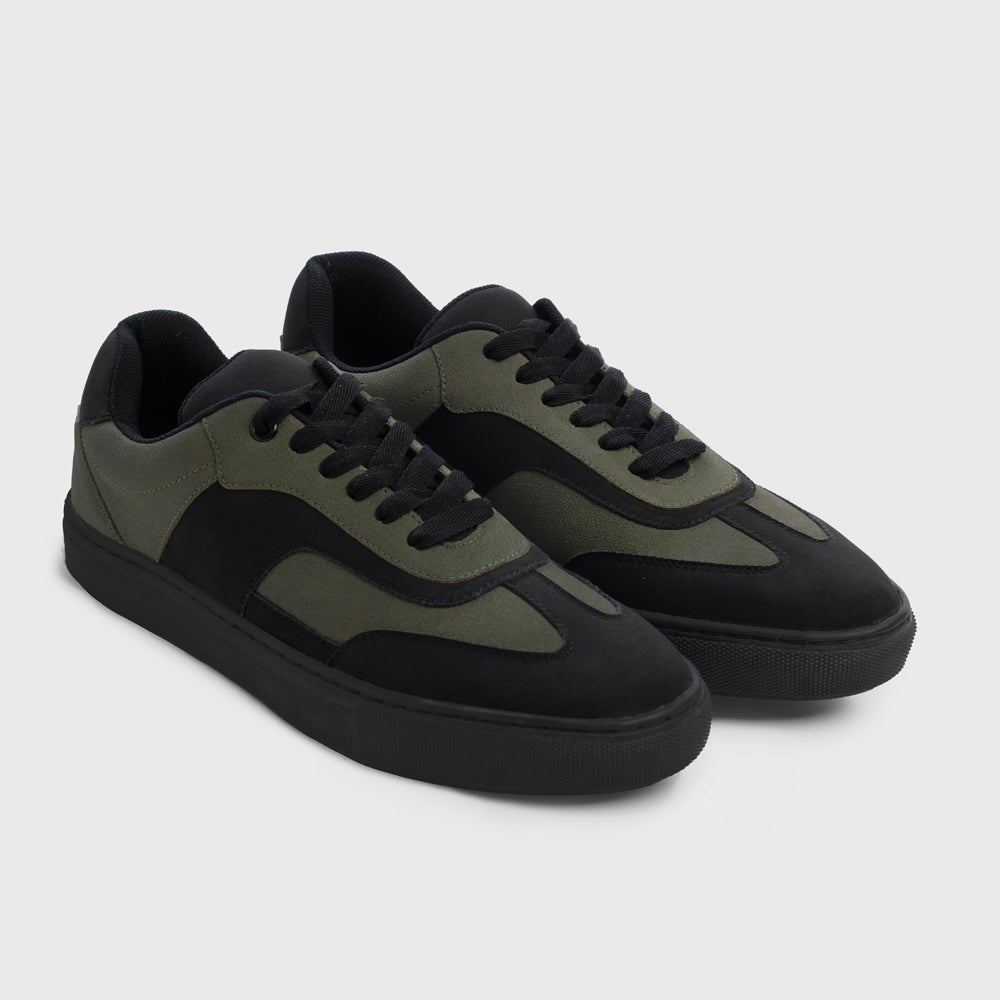 Ethik Glide Olive Men’s Sneaker – Crafted for Contrast - Suspire