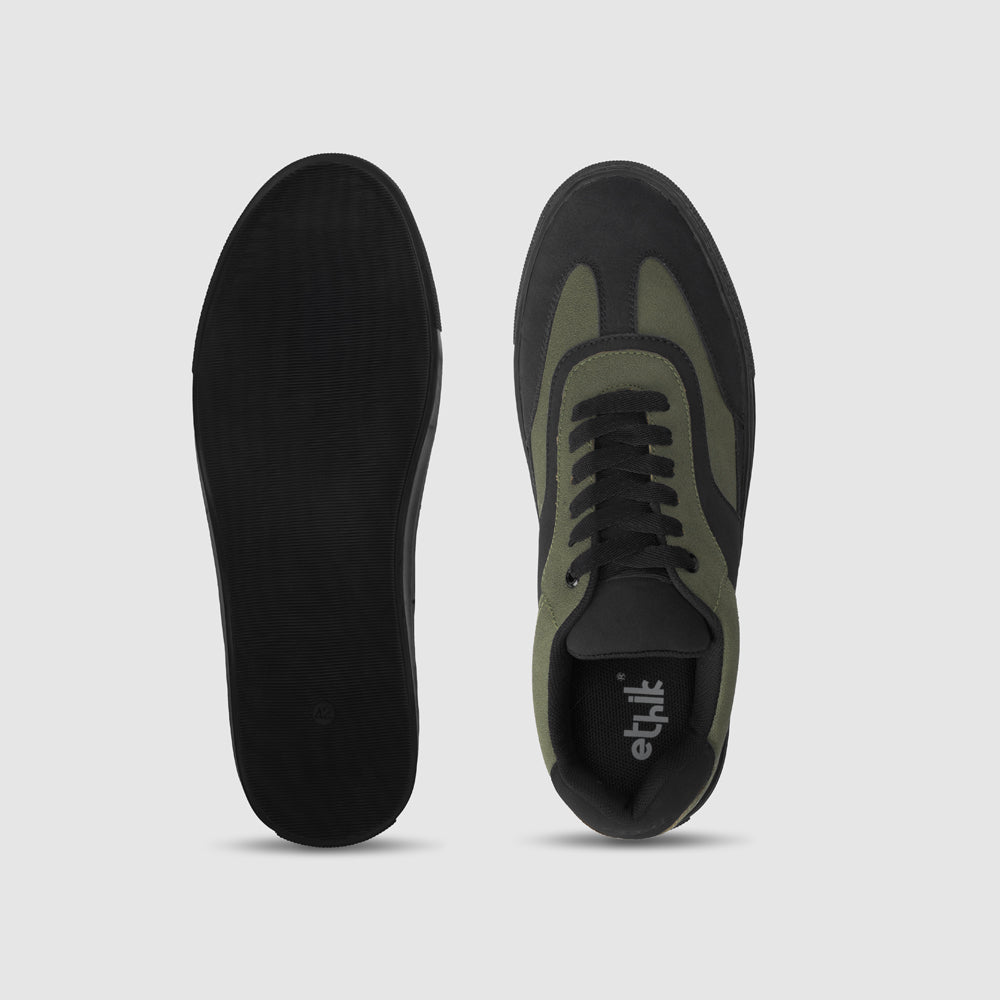 Ethik Glide Olive Men’s Sneaker – Crafted for Contrast - Suspire