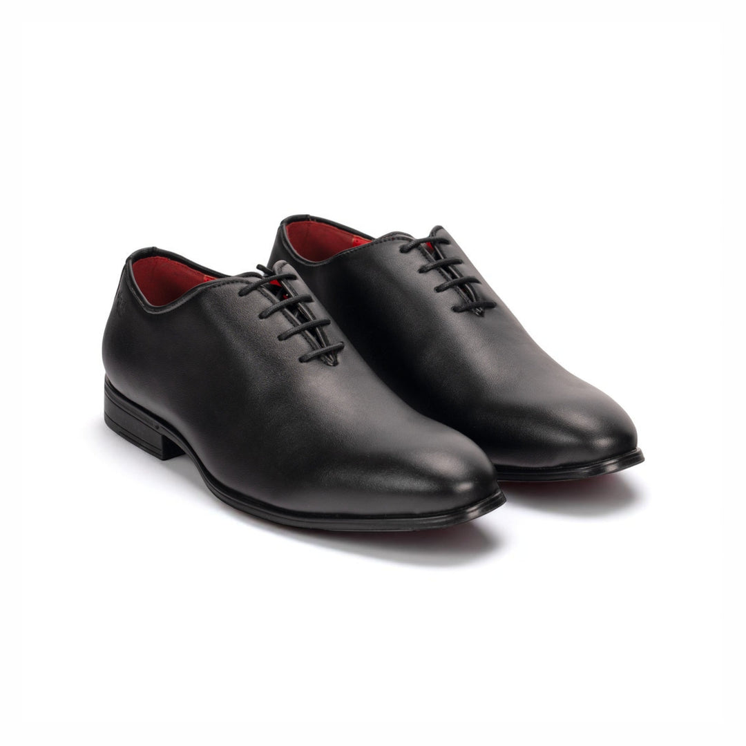 Ethik Mr. Kim Black | Classic Wholecut Oxford | Formal Vegan Leather Footwear - Suspire