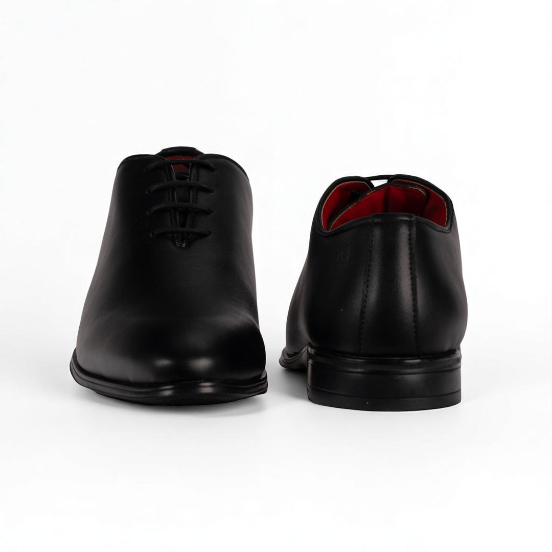 Ethik Mr. Kim Black | Classic Wholecut Oxford | Formal Vegan Leather Footwear - Suspire