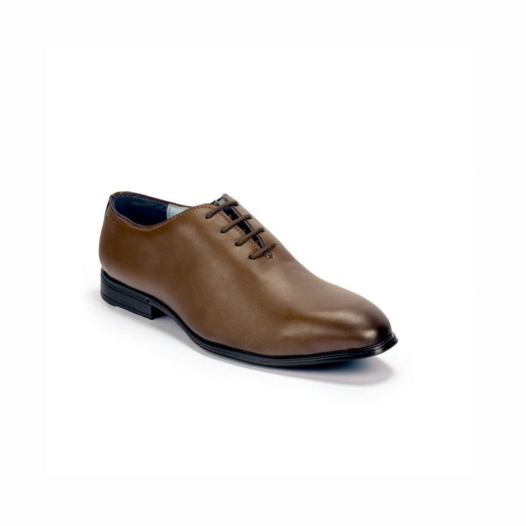 Ethik Mr. Kim Tan Brown | Men’s Vegan Leather Wholecut Oxfords | Work & Wedding Wear - Suspire