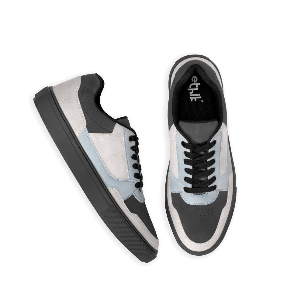 Ethik Pulse Sneakers for Men – Black Grey Blue - Suspire
