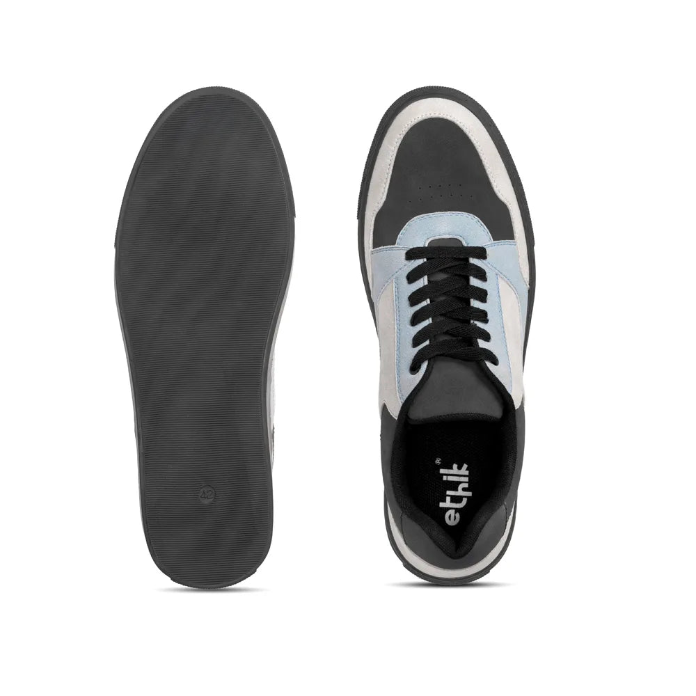 Ethik Pulse Sneakers for Men – Black Grey Blue - Suspire