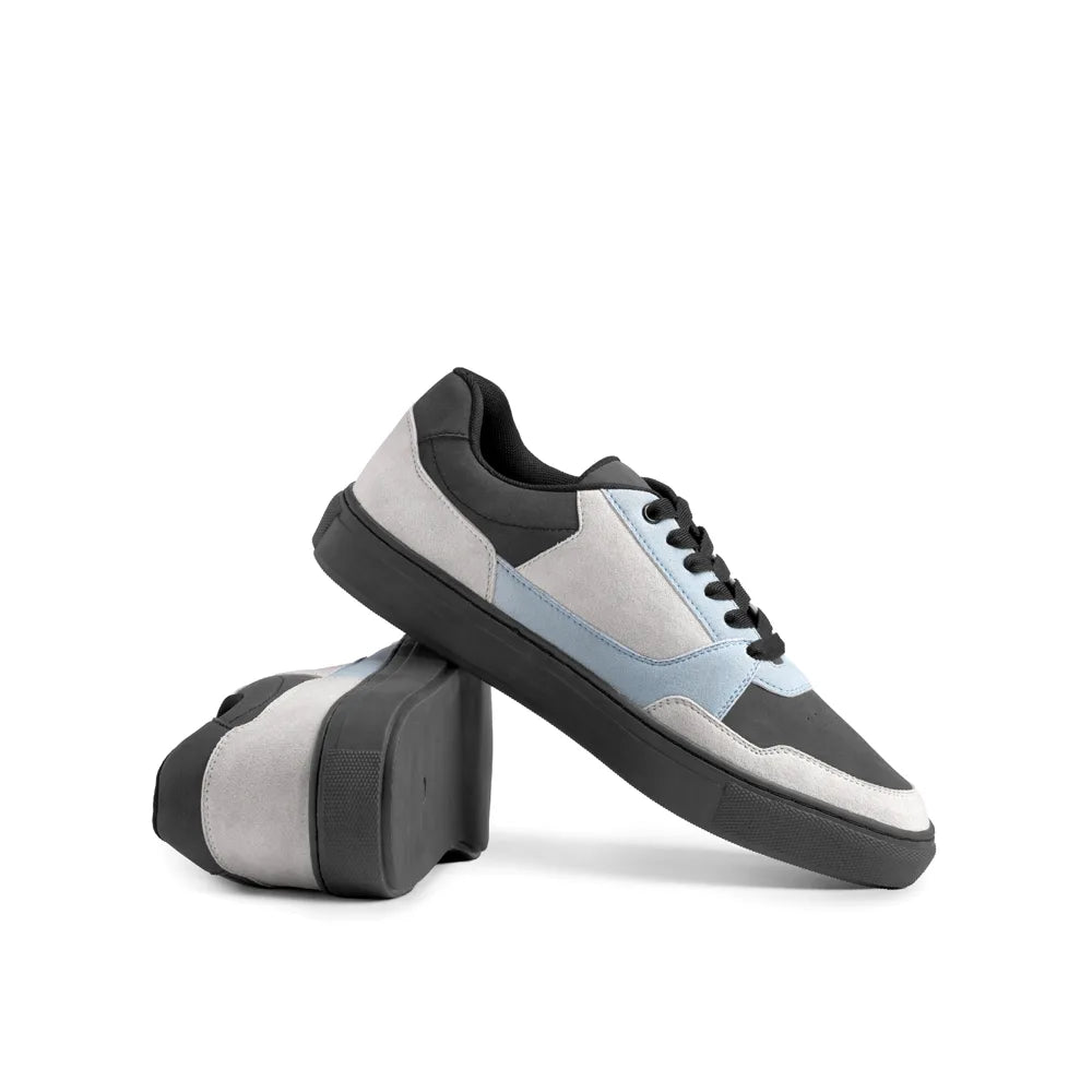 Ethik Pulse Sneakers for Men – Black Grey Blue - Suspire