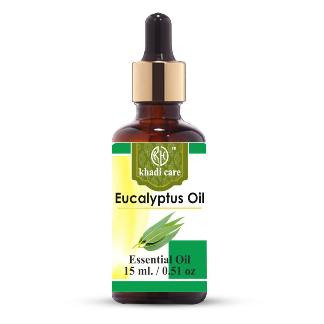 Khadi Care Eucalyptus Essential Oil | Herbal Ayurvedic | 15 ml
