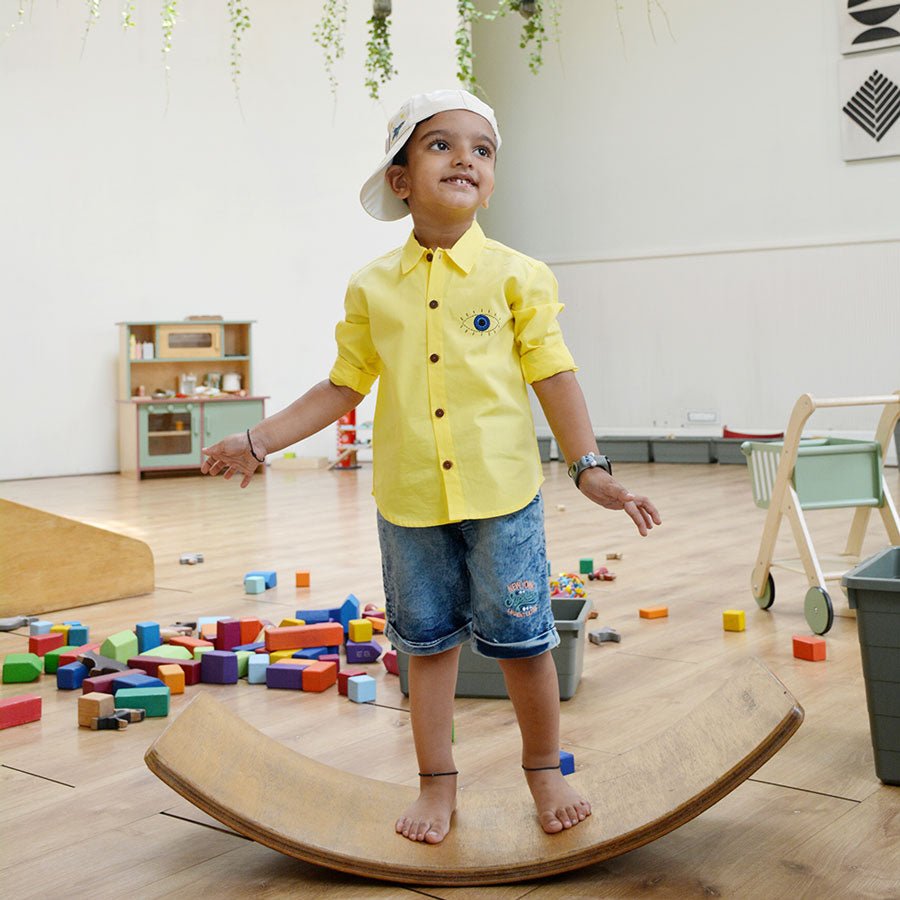 Evil Eye Embroidered Unisex Shirt - Yellow - Suspire