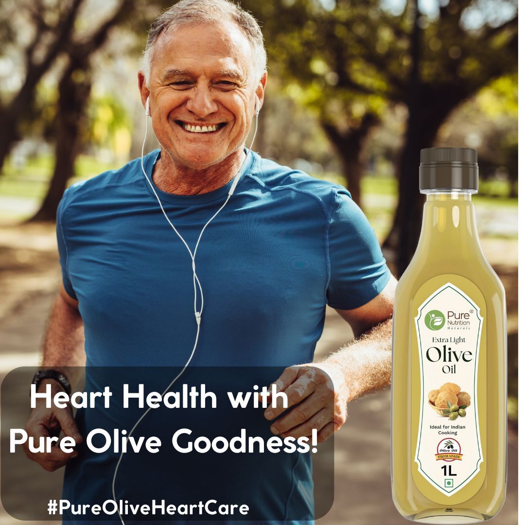 Pure Nutrition Extra Light Olive Oil -  Ideal for Cooking, Salads, Skin & Hair