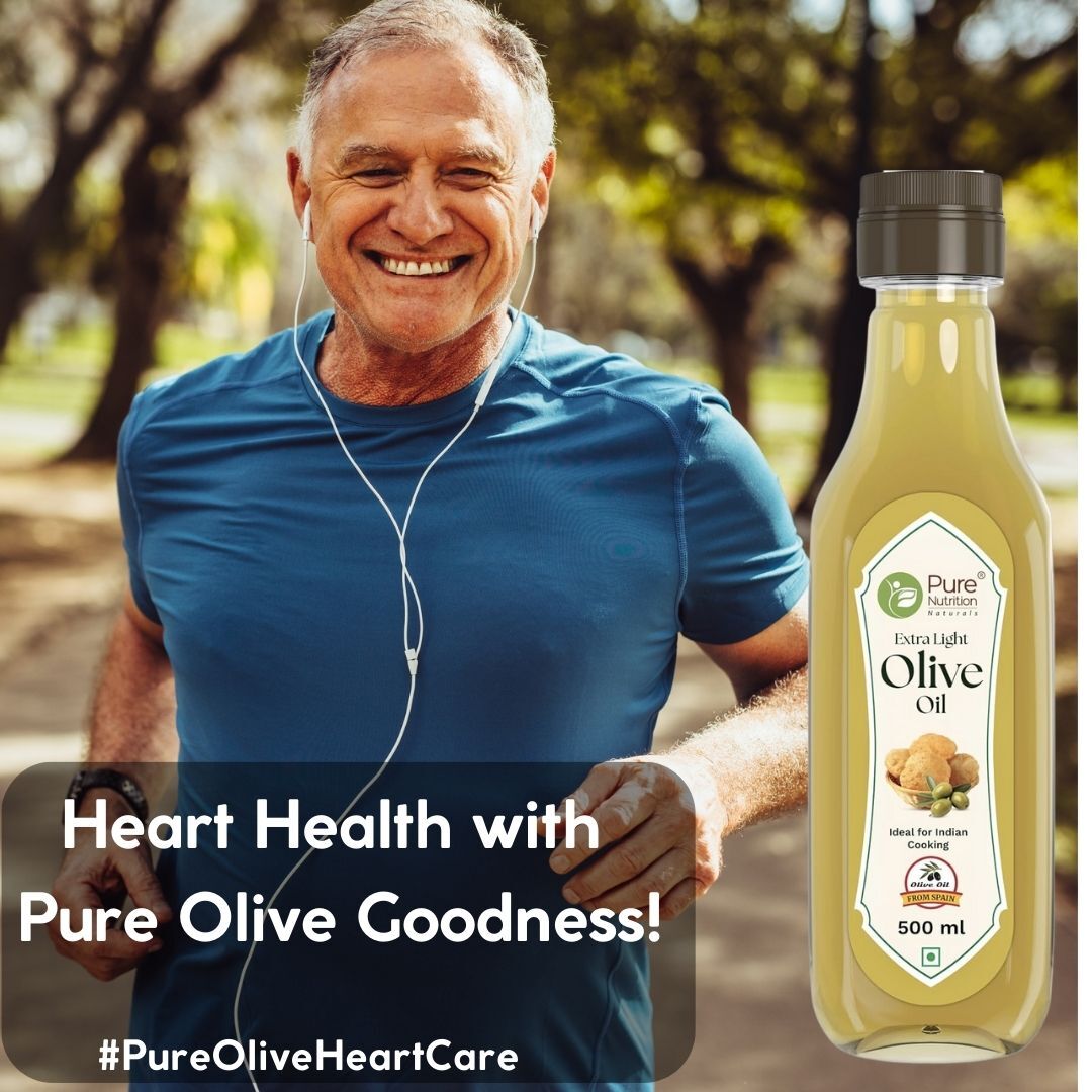 Pure Nutrition Extra Light Olive Oil -  Ideal for Cooking, Salads, Skin & Hair