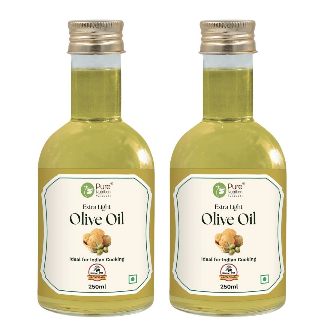 Pure Nutrition Extra Light Olive Oil -  Ideal for Cooking, Salads, Skin & Hair