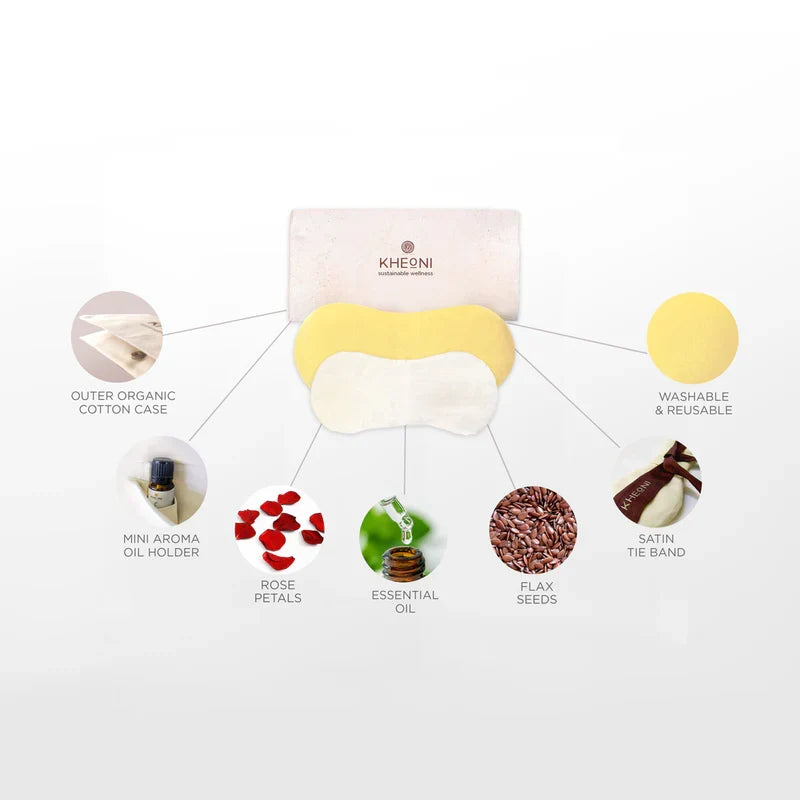 Kheoni Relaxing Rose Eye Pillow