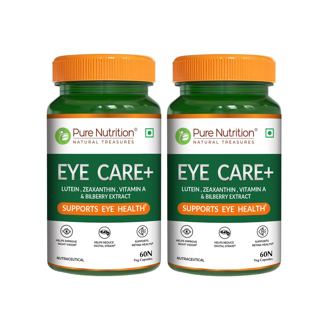 Eye Care+ – Lutein, Zeaxanthin, Vitamin A & Bilberry